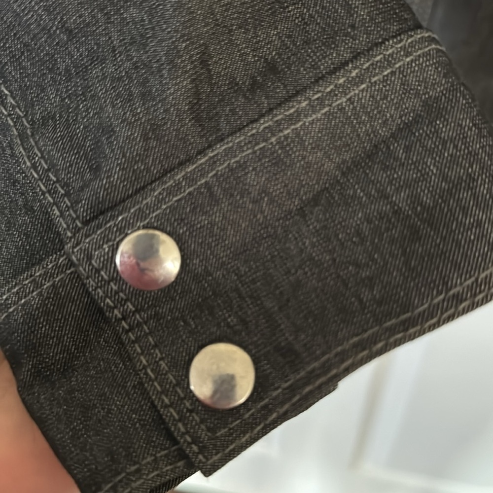 INC Dark Denim Blazer- Fits like a Large - Picture 4 of 5